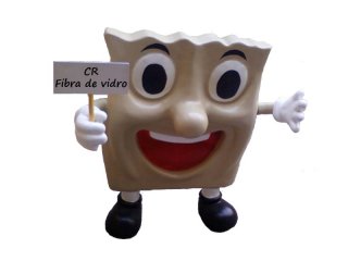 Saco de Pipoca Decorativo em Fibra de Vidro